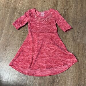 Faded Glory Red High/Low Size 6/6X Dress